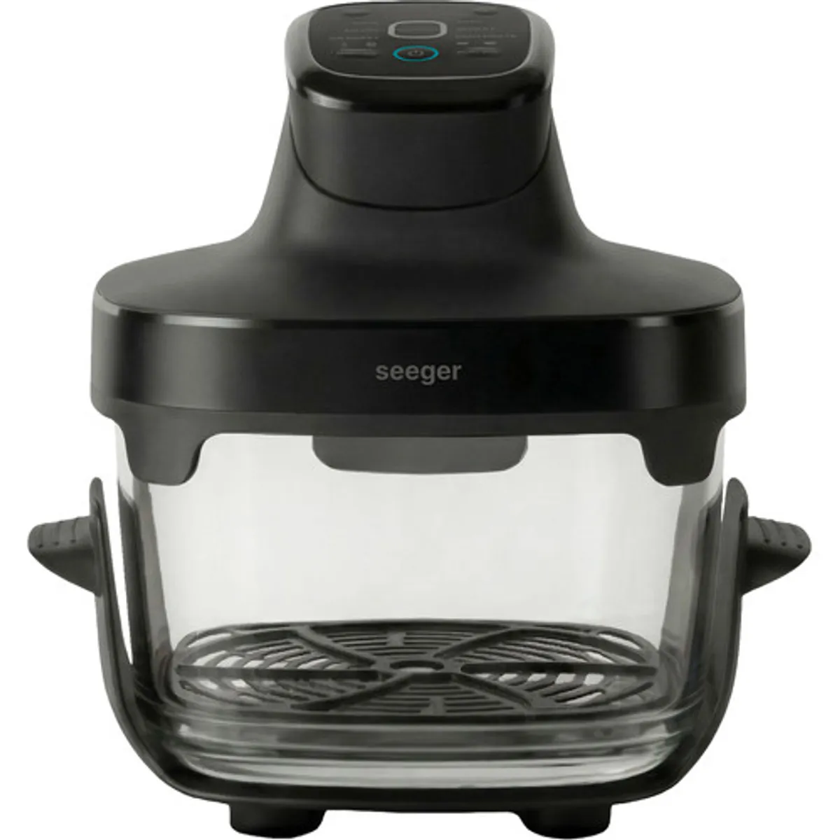 Seeger SGR1050BK Glass Air Fryer Zwart