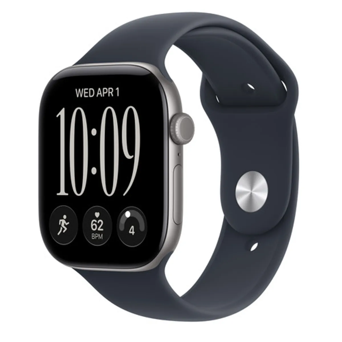 Apple Watch Series 12 46mm Grijs Sportband S/M