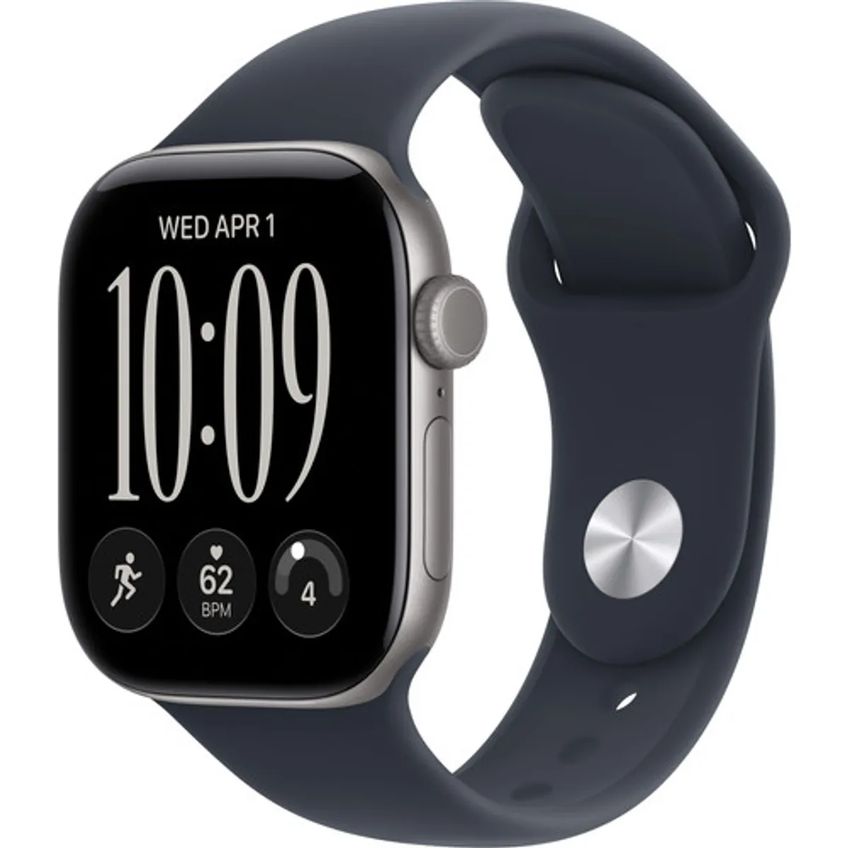 Apple Watch Series 12 Cellular 46mm Grijs Sportband M/L