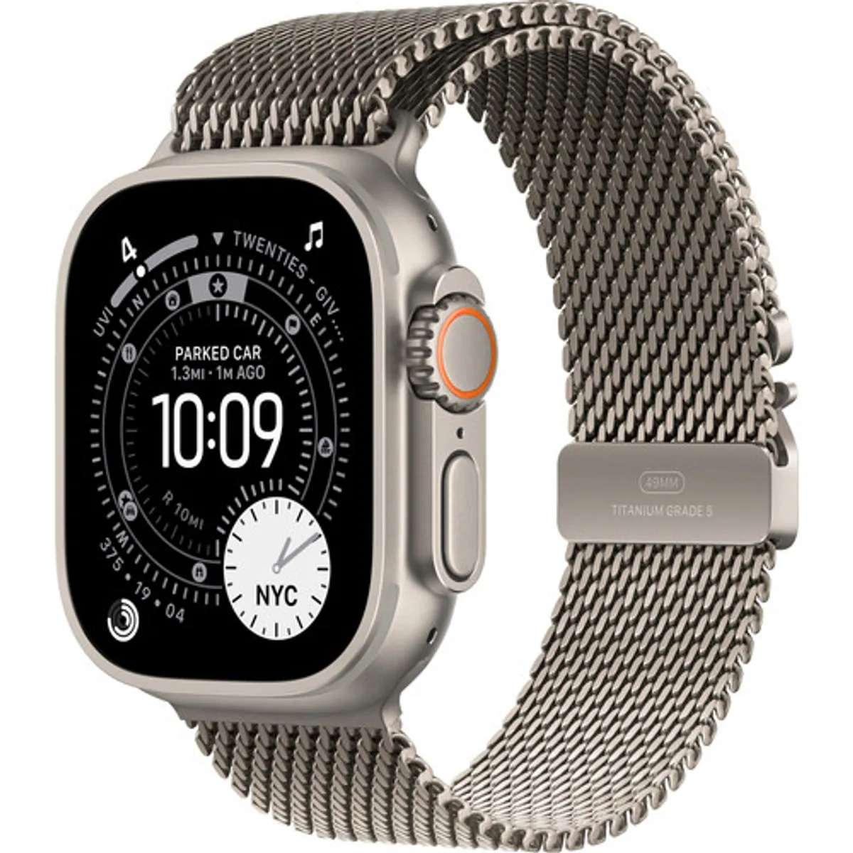 Apple Watch Ultra 3 Cellular 49mm Natural Milanese Band M