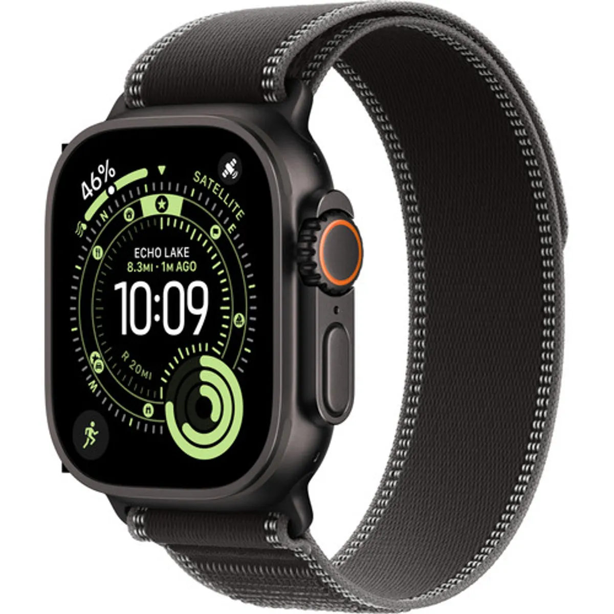 Apple Watch Ultra 3 Cellular 49mm Zwart Trail Band S/M