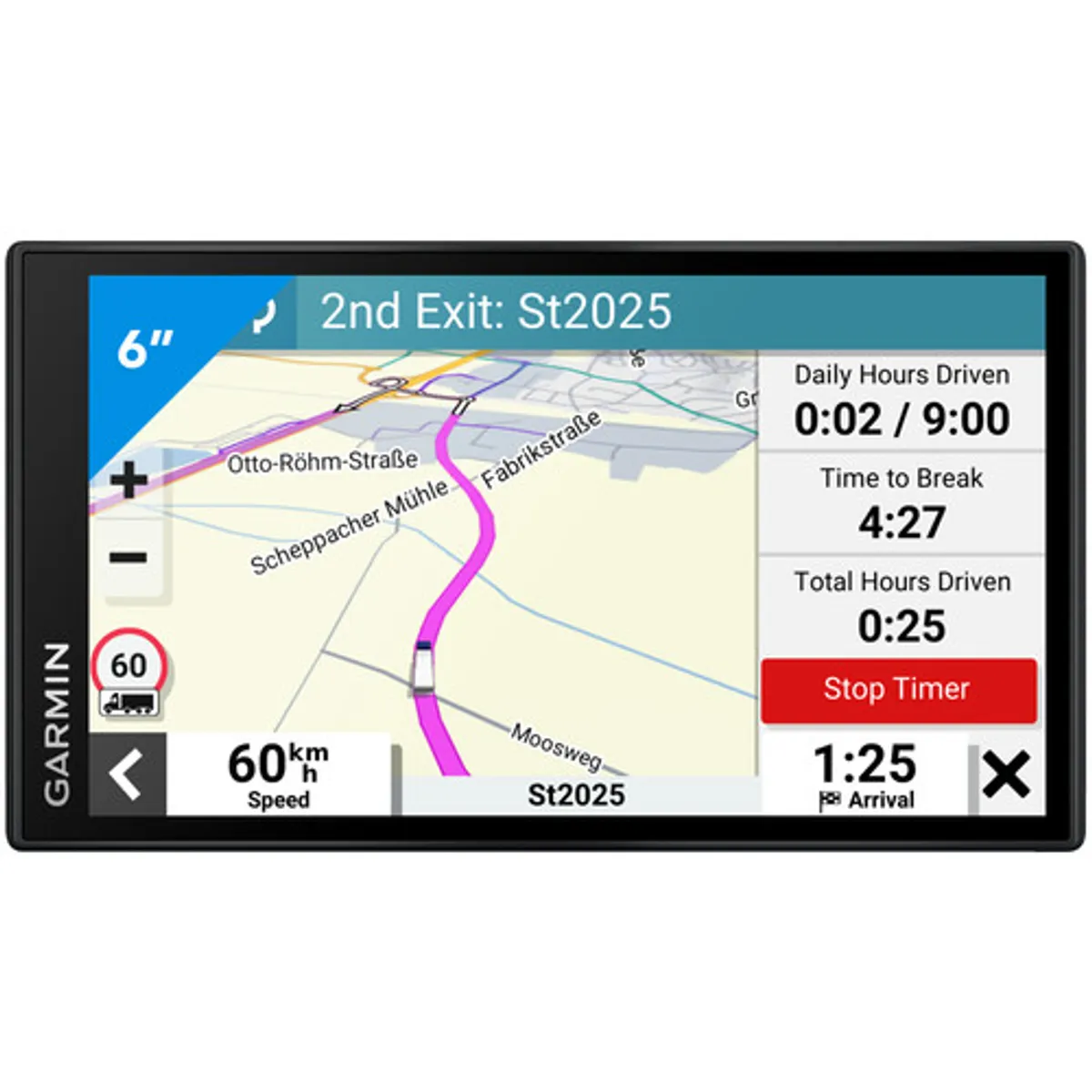 Garmin Dezl LGV610 Truck Europa
