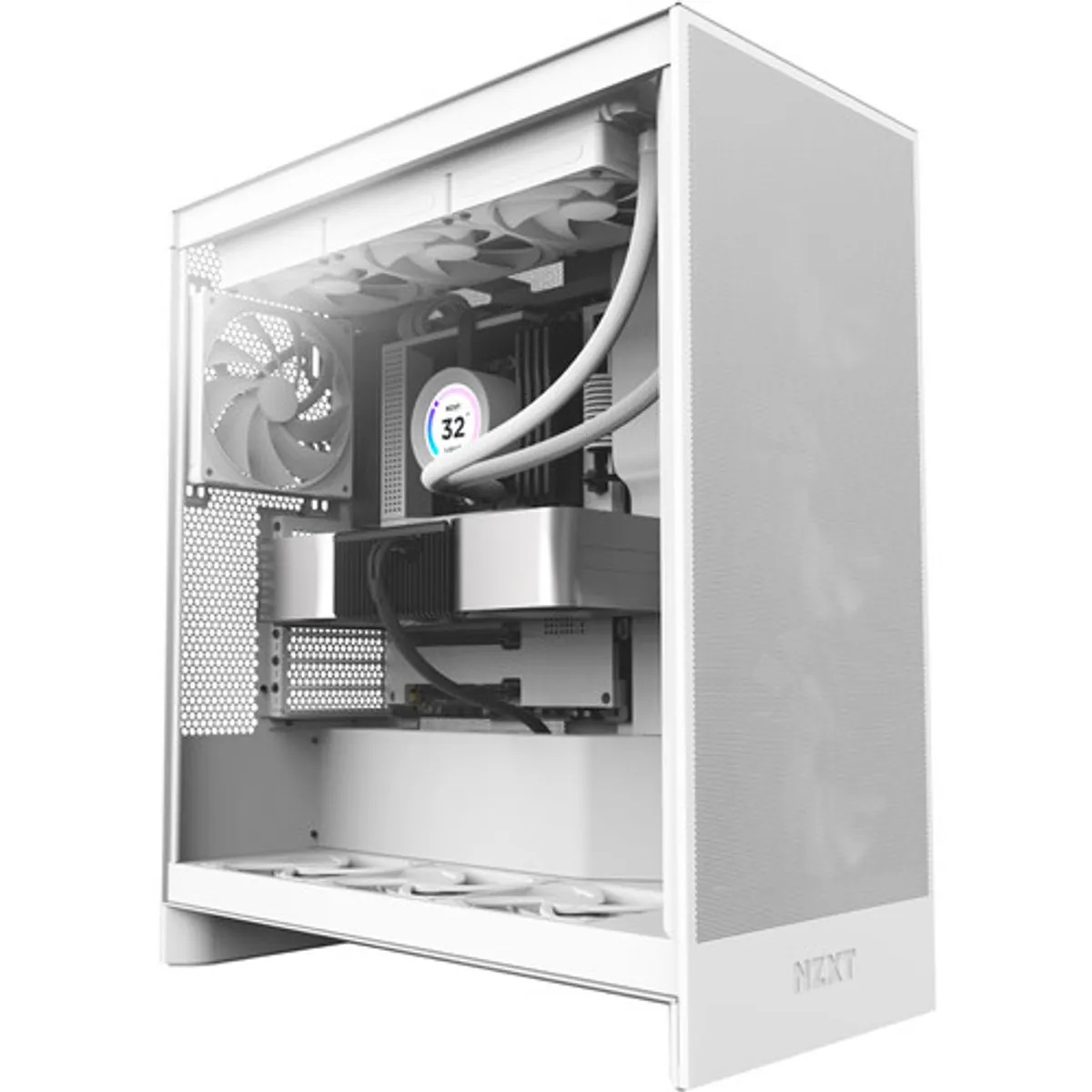 NZXT H7 Flow - Wit