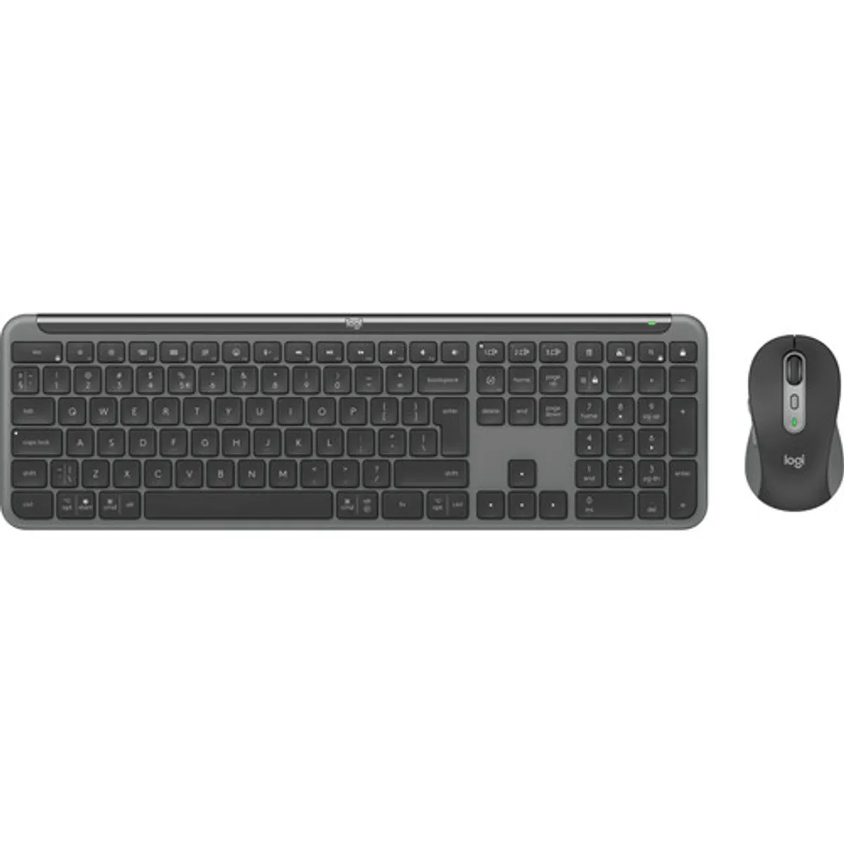 Logitech MK950 Signature Slim Draadloze Toetsenbord en Muis Combo Qwerty Zwart