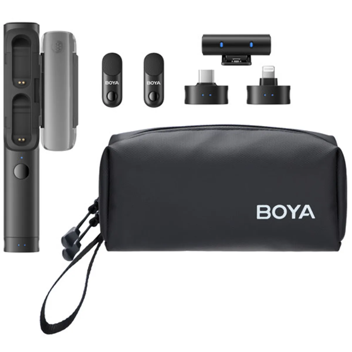 Boya Magic 02 voor Usb C, Lightning & 3,5mm
