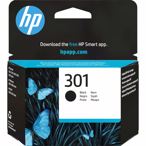 HP 301 Cartridge Zwart