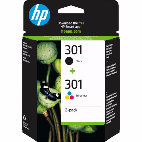 HP 301 Cartridges Combo Pack