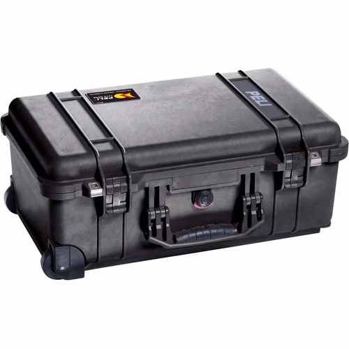 Peli 1510 Protector Case Zwart Trolley met plukschuim