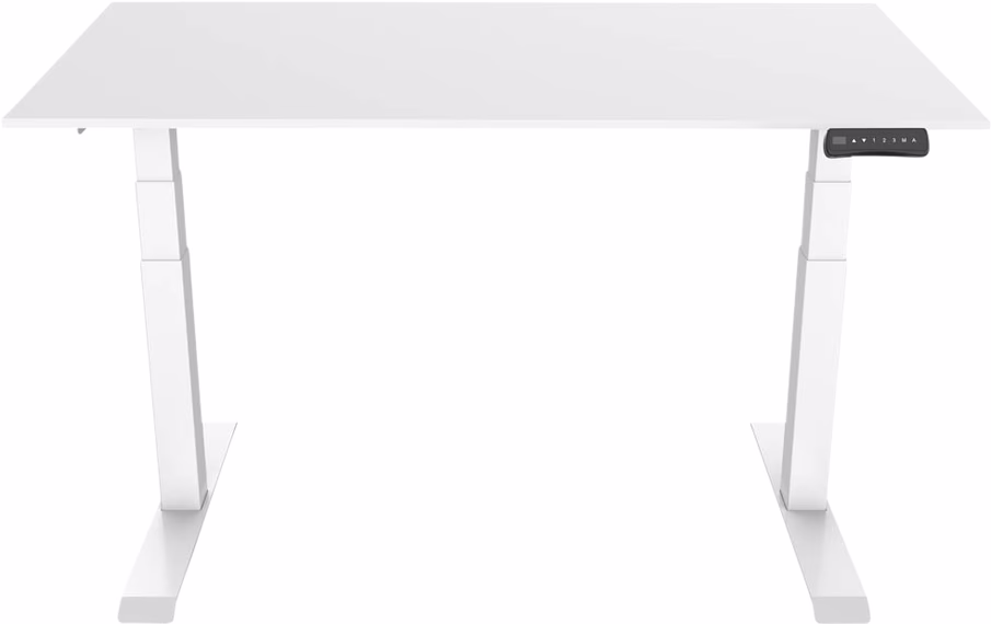 Euroseats Elektrisch Zit Sta Bureau 120 x 80 Wit/Wit
