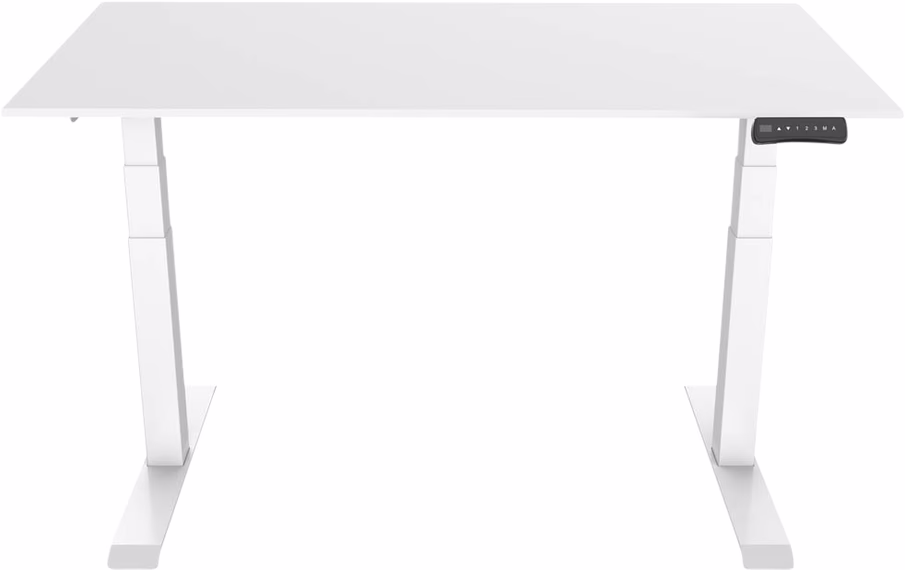 Euroseats Elektrisch Zit Sta Bureau 140 x 80 Wit/Wit
