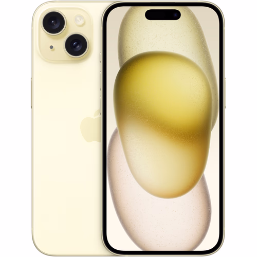 Refurbished iPhone 15 256GB Geel (Zo goed als nieuw)