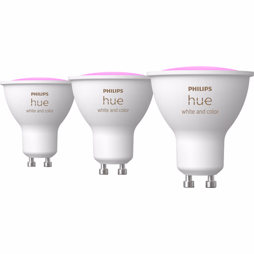 Philips Hue White and Color GU10 3-pack