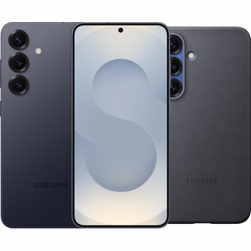 Samsung Galaxy S25 256GB Grijs 5G + Samsung Kindsuit Back Cover Zwart