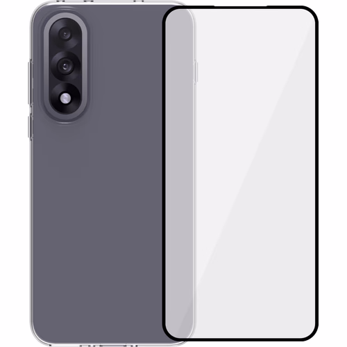 BlueBuilt OnePlus Nord 5 Back Cover Transparant + Screenprotector Glas