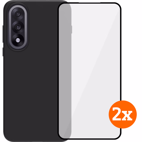 BlueBuilt OnePlus Nord 5 Back Cover Transparant + Screenprotector Glas Duo Pack