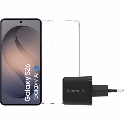 Samsung Galaxy S26 512GB Zwart 5G + Basis Accessoirepakket