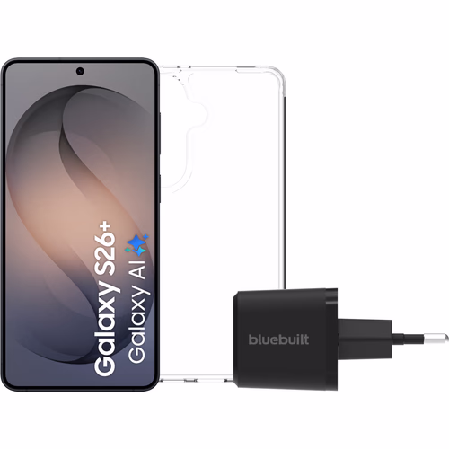 Samsung Galaxy S26 Plus 256GB Zwart 5G + Basis Accessoirepakket