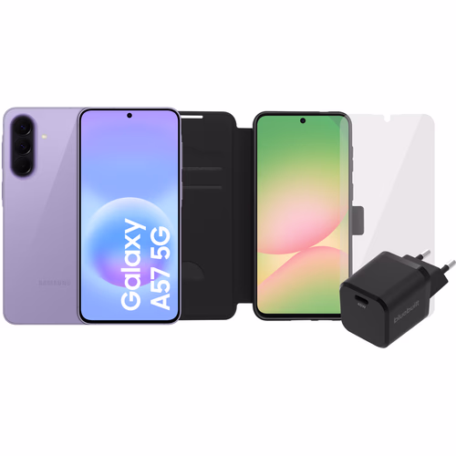 Samsung Galaxy A57 256GB Paars 5G + Compleet Accessoirepakket