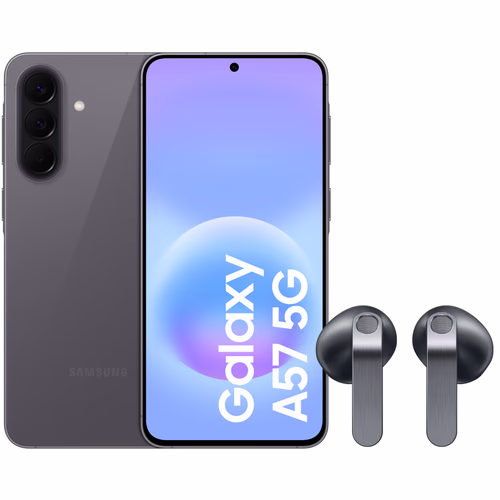 Samsung Galaxy A57 256GB Grijs 5G + Samsung Galaxy Buds4 Zwart