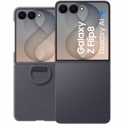 Samsung Galaxy Z Flip 8 512GB Zwart 5G + Siliconen Back Cover met Magneet Zwart