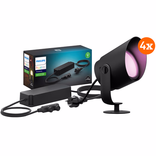 Philips Hue Lily XL Prikspot Startpakket White and Color 4-Pack