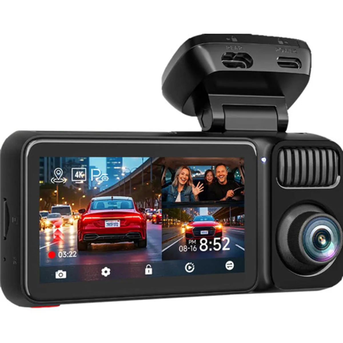 Redtiger F17 Elite 3CH 4K Wifi GPS 128GB