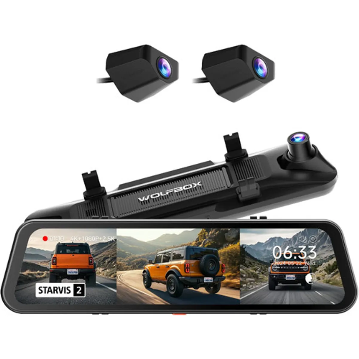 Wolfbox G900 Tripro Bumper 3CH 4K Wifi GPS 256GB
