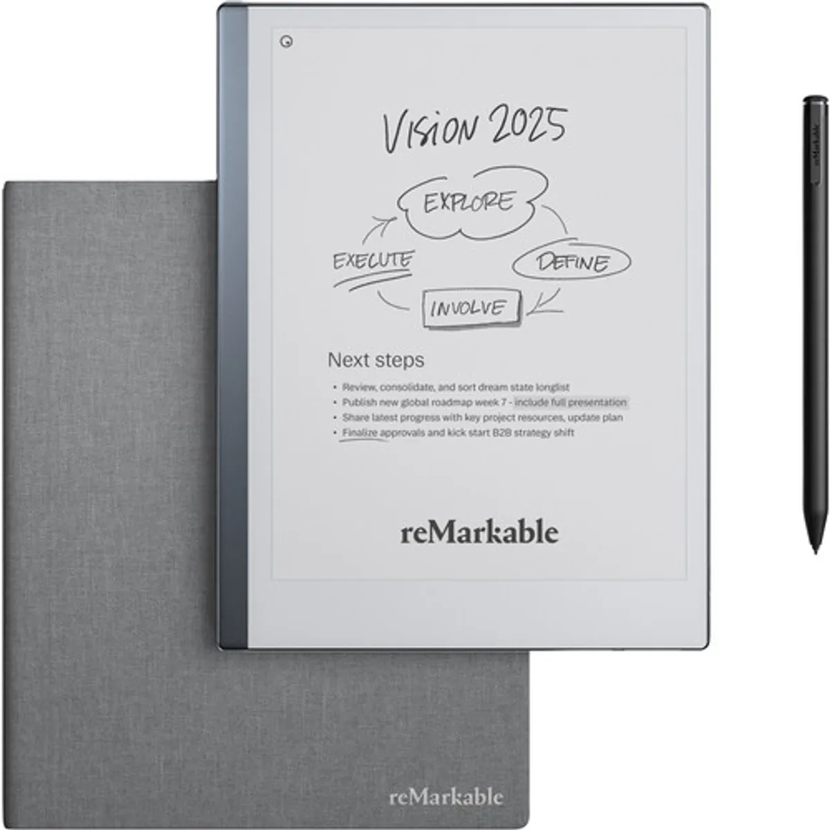 reMarkable 2 met Book Case Grijs