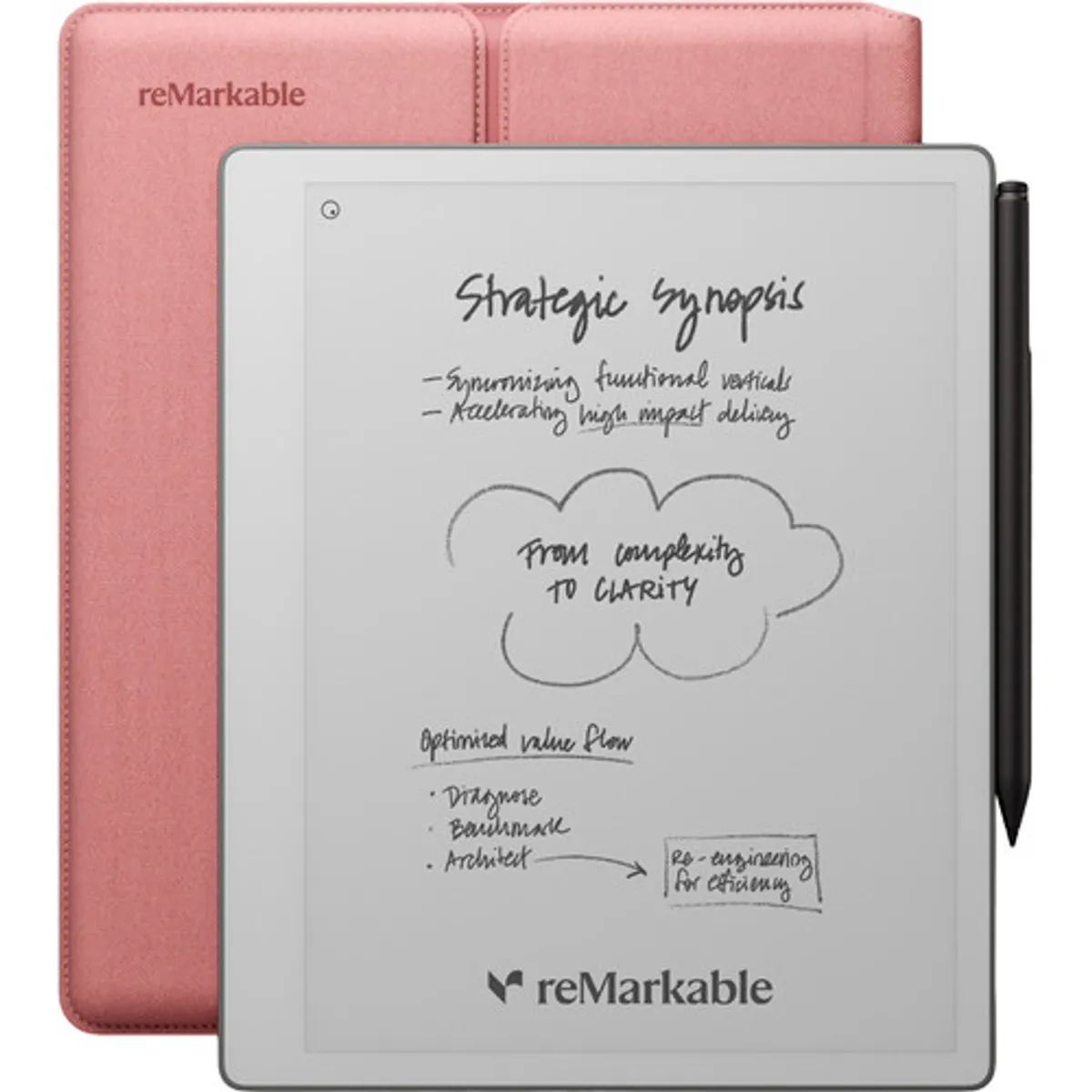 reMarkable Paper Pure met Sleeve Roze