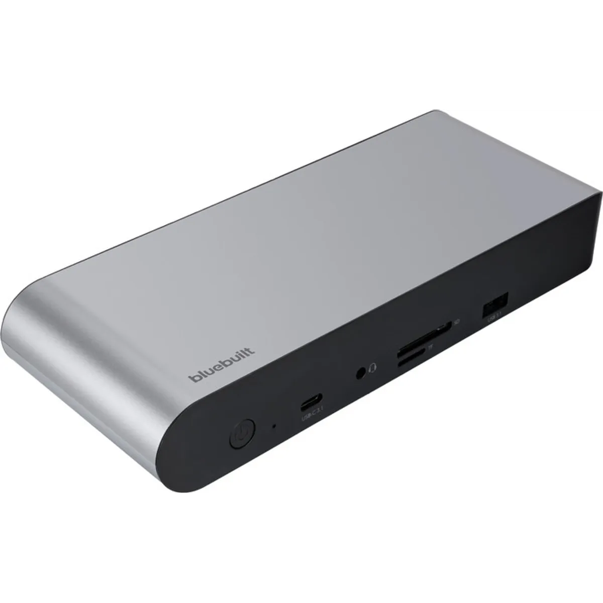 BlueBuilt DisplayLink Docking Station Pro met USB-C Zilver