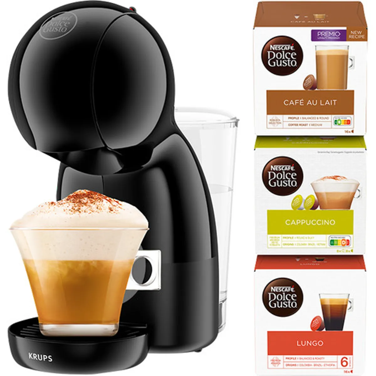 Krups Dolce Gusto Piccolo XS + 48 capsules
