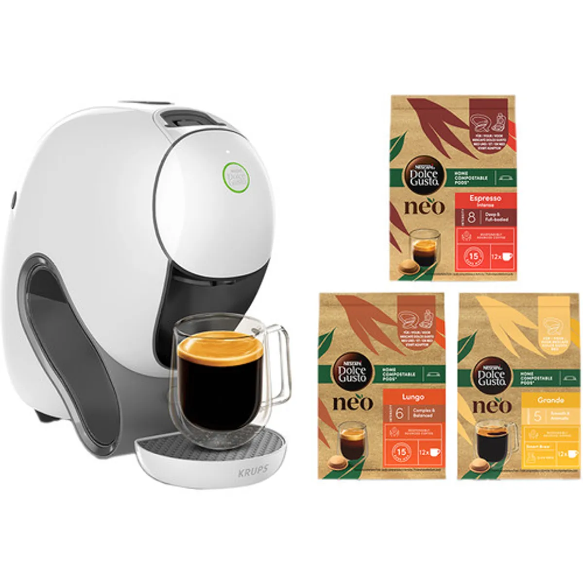 Krups NESCAFÉ Dolce Gusto NEO Caffè YY5729FD + 3 dozen koffie