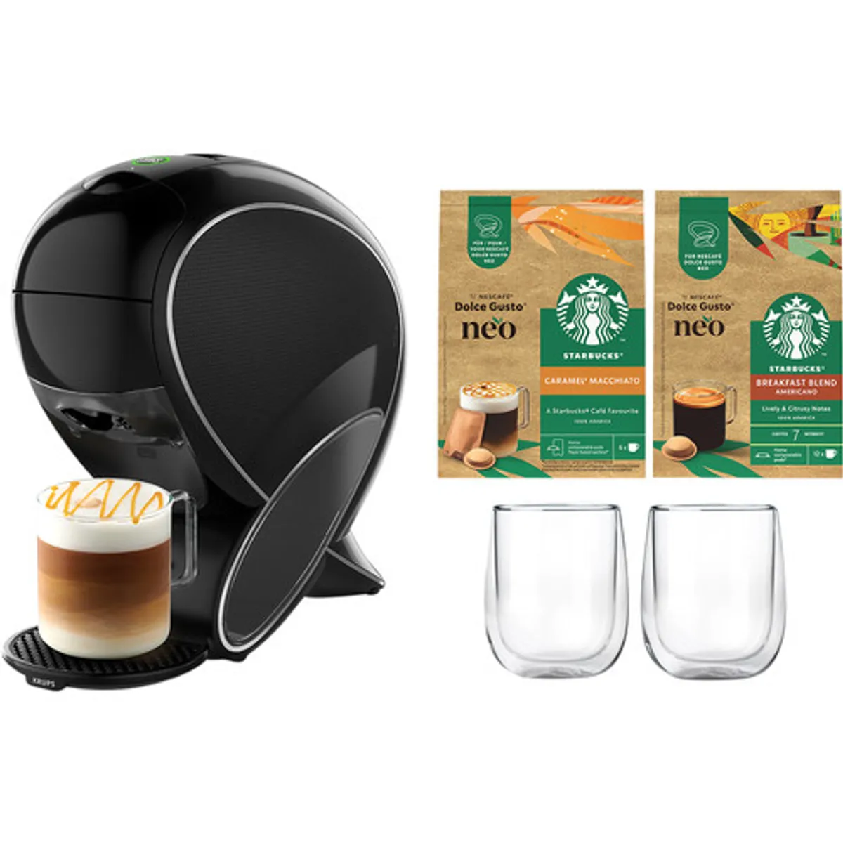 Krups NESCAFÉ Dolce Gusto NEO Latte Starbucks Bundel YY5892FD