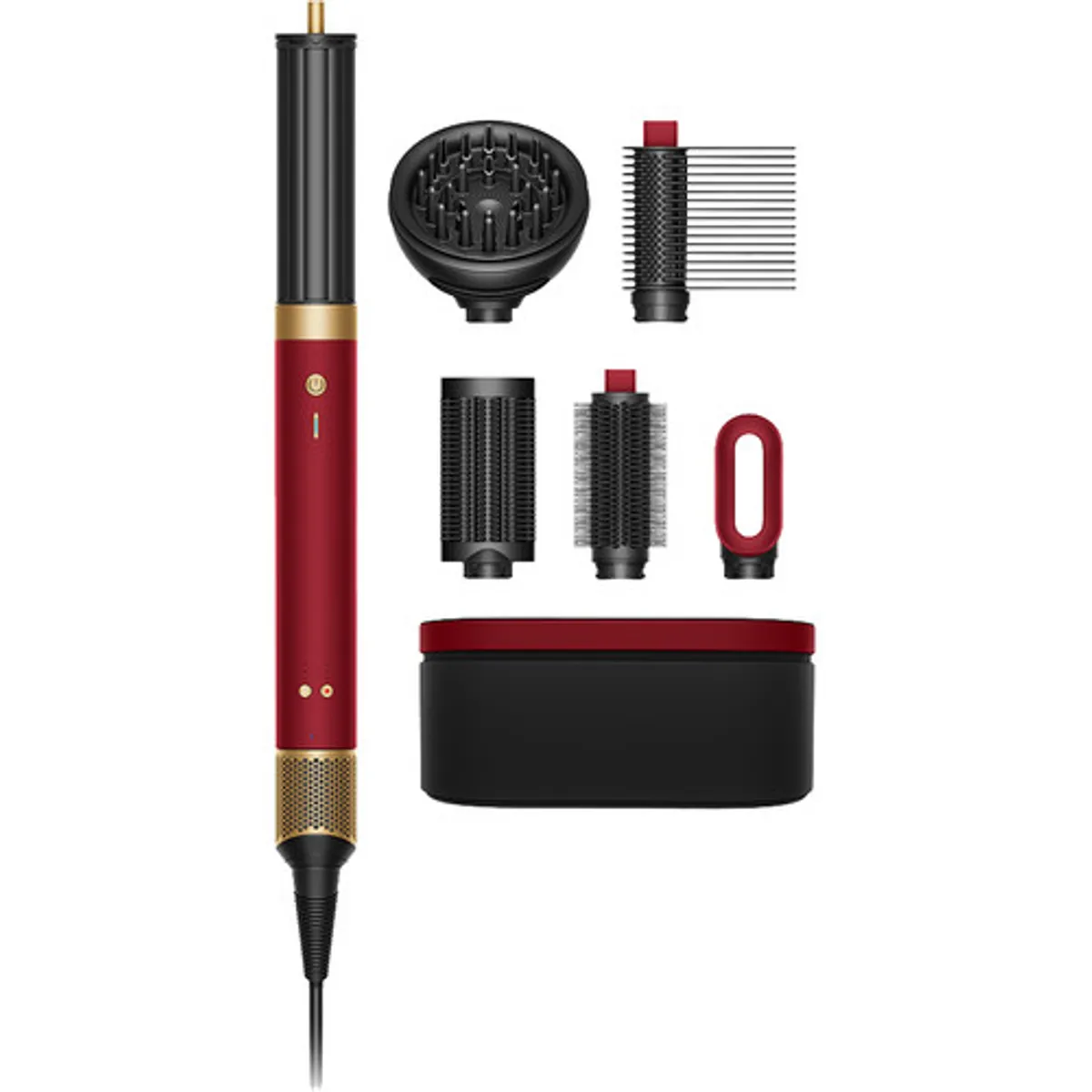 Dyson Airwrap Co-anda 2x Curly + Coily Red Velvet