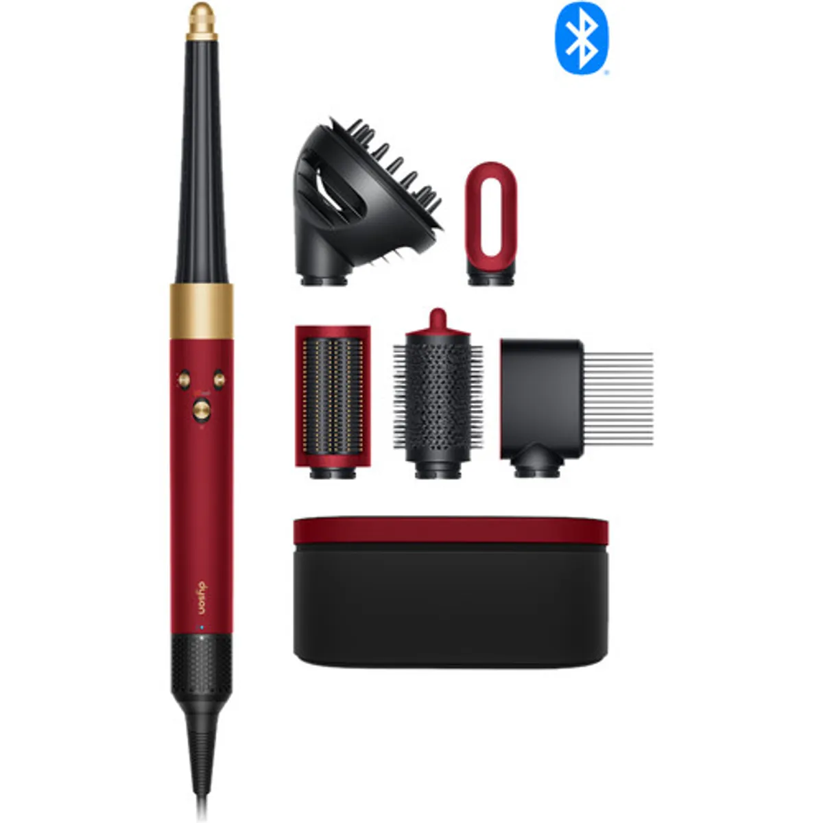 Dyson Airwrap i.d. Curly + Coily Red Velvet/Goud