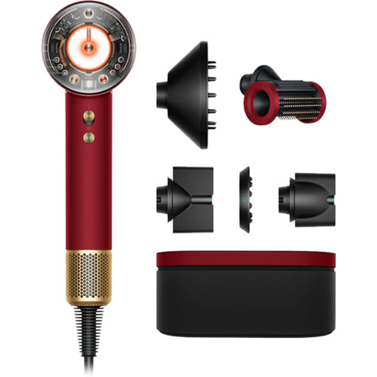 Dyson Supersonic Nural Curly + Coily Red Velvet