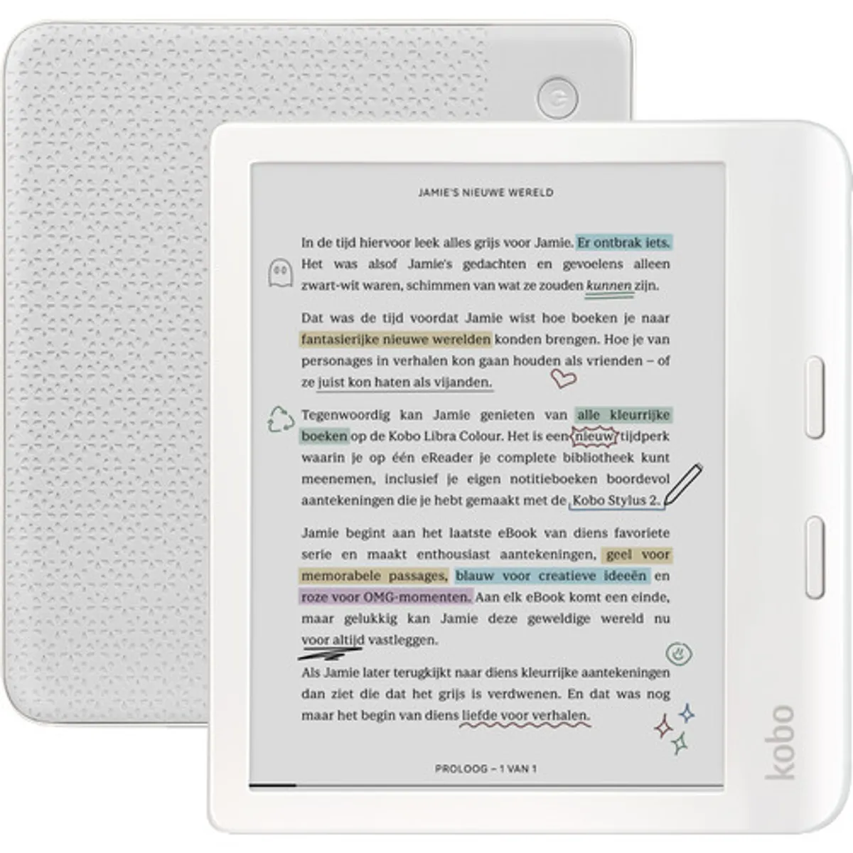 Kobo Libra Colour Wit