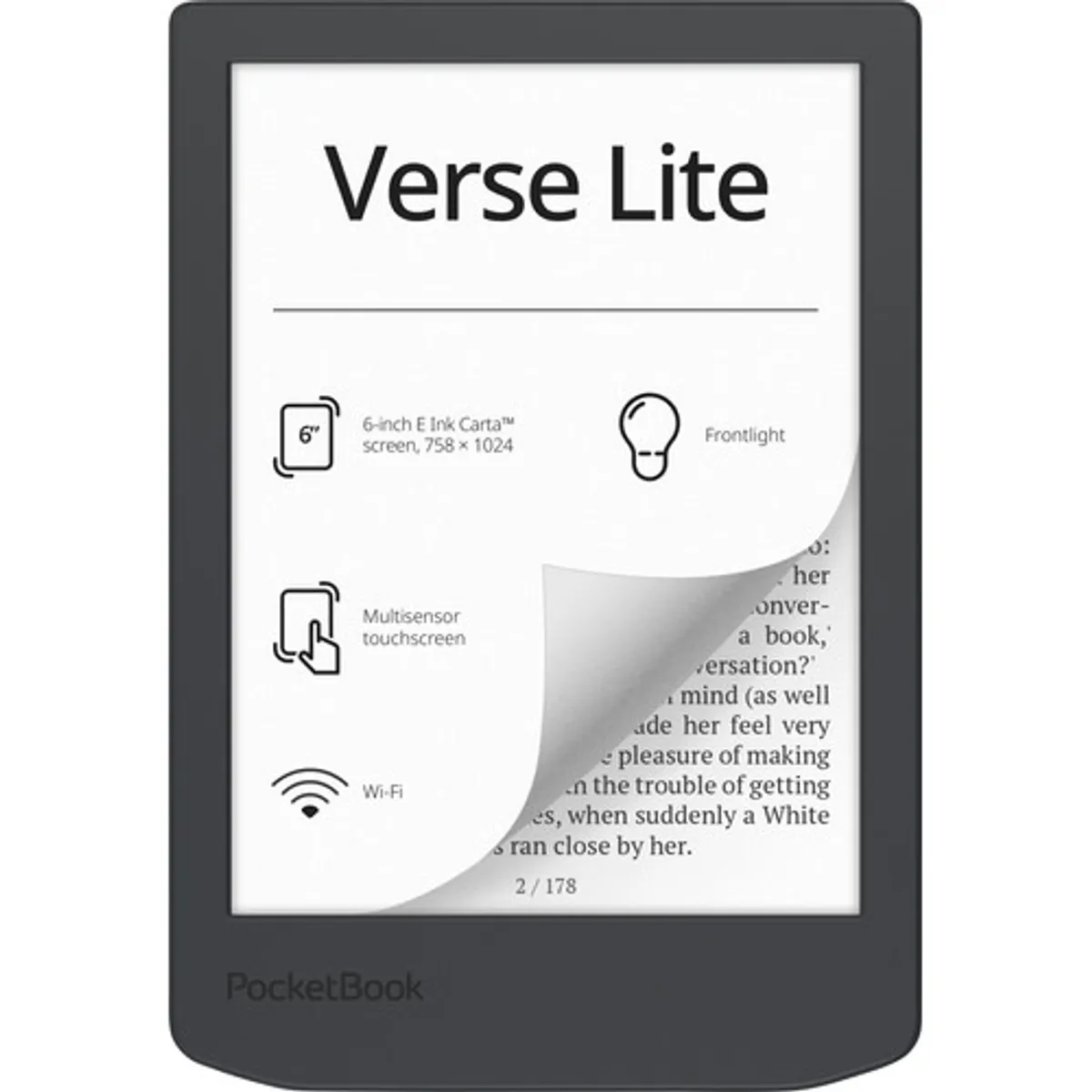 PocketBook Verse Lite Grijs