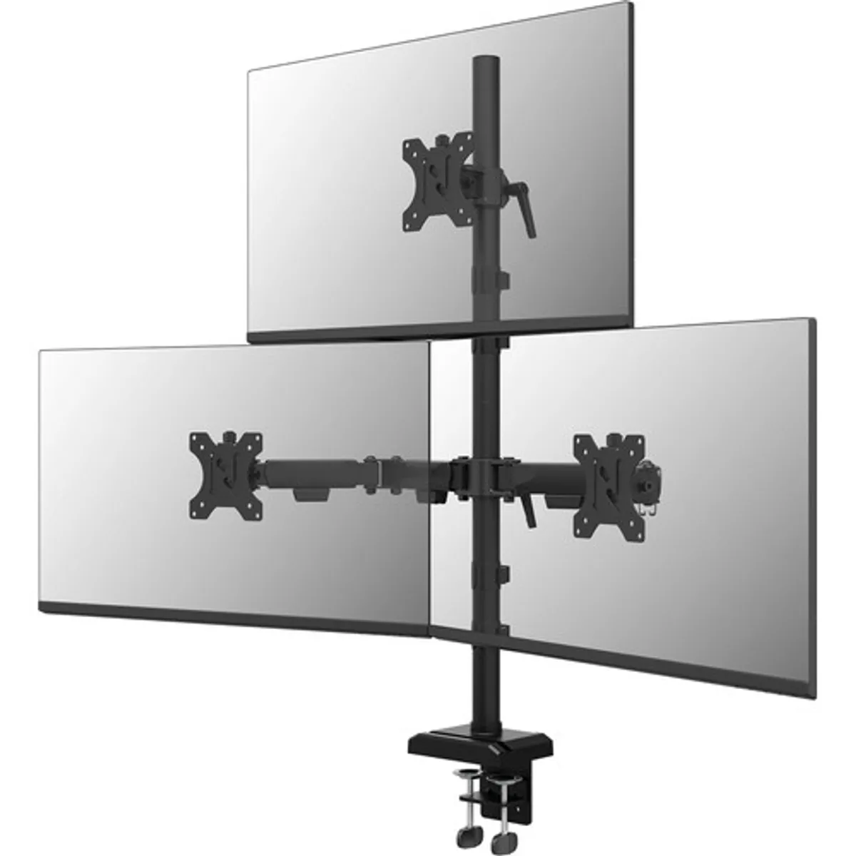 Neomounts NERO DS60-600BL2-1 Monitorarm Zwart