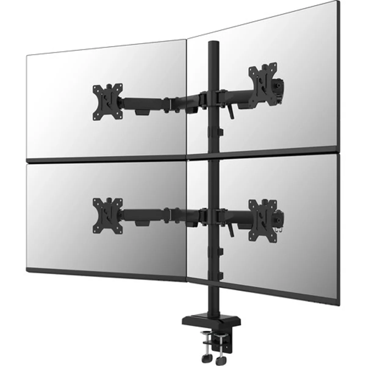 Neomounts NERO DS60-600BL2-2 Monitorarm Zwart