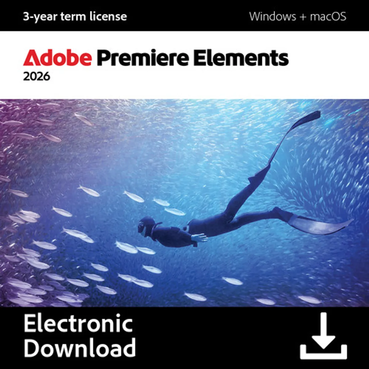 Adobe Premiere Elements 2026 3 Jaar - Digitaal