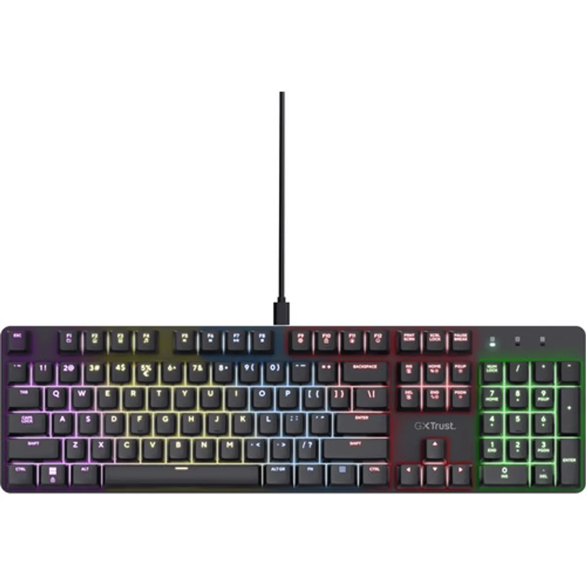 Trust GXT 871 Zora Mechanisch Gaming Toetsenbord Qwerty
