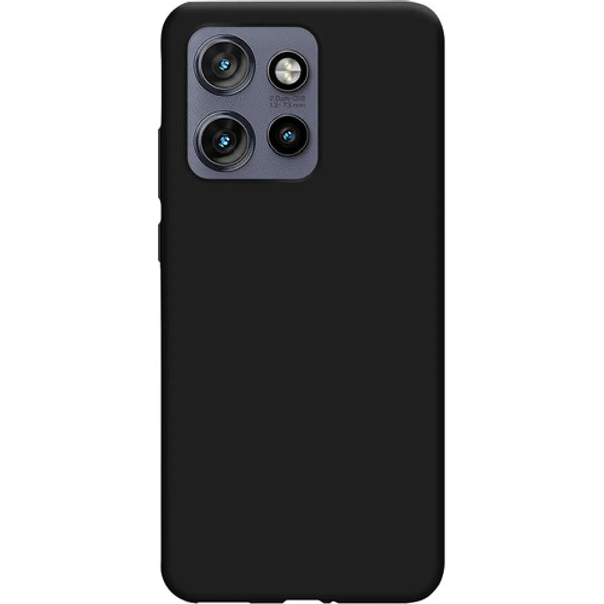 Just in Case Soft Design Motorola Edge 50 Neo Back Cover Zwart