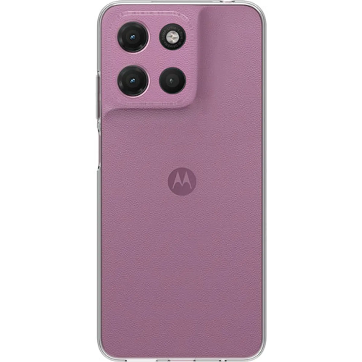 Just in Case Soft Design Motorola Moto G17 / G17 Power Back Cover Transparant