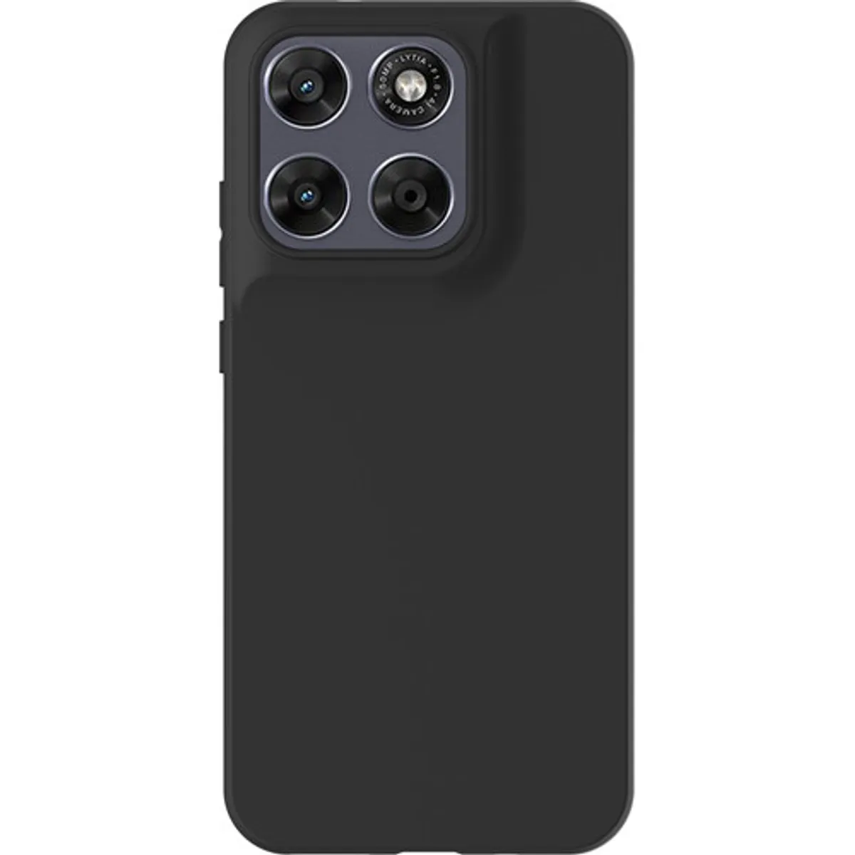 Just in Case Soft Design Motorola Moto G67 / G77 / G87 Back Cover Zwart