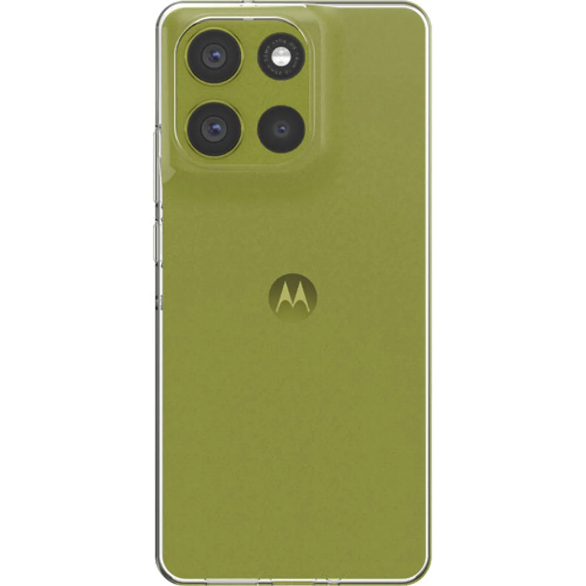 Just in Case Soft Design Motorola Moto G86 Back Cover Transparant