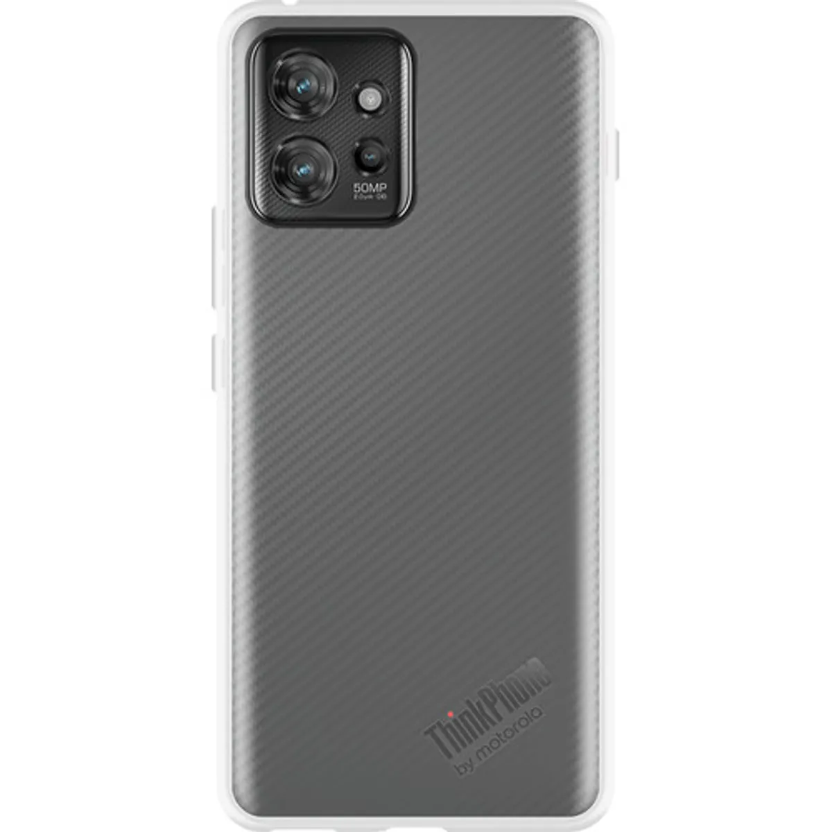 Just in Case Soft Design Motorola ThinkPhone Back Cover Transparant