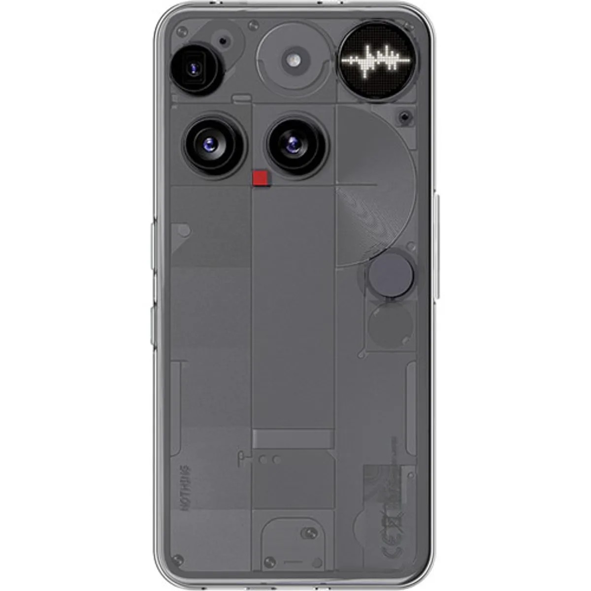 Just in Case Soft Design Nothing Phone (3) Back Cover Transparant