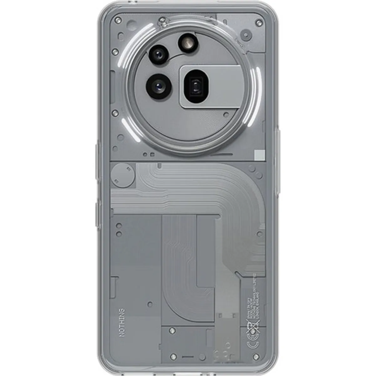 Just in Case Soft Design Nothing Phone (3a) Pro Back Cover Transparant