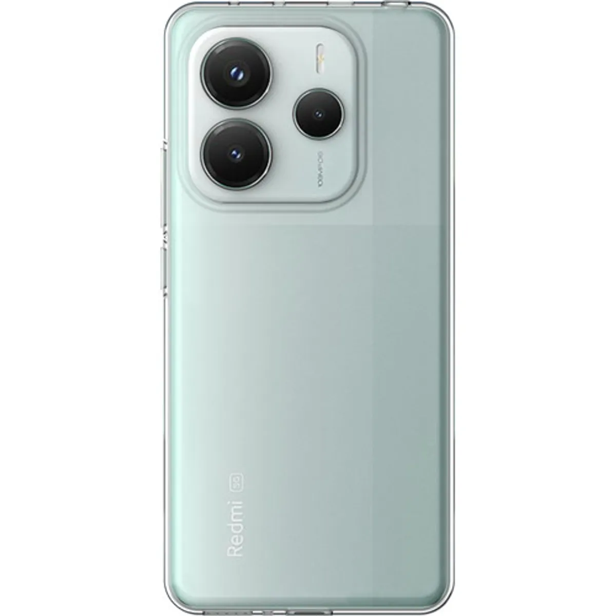 Just in Case Soft Design Xiaomi Redmi Note 14 5G Back Cover Transparant